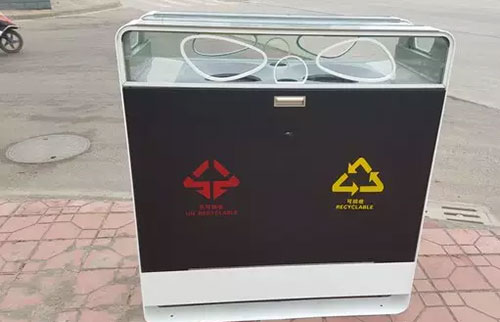 成都高大上果皮箱：有WiFi，靠太陽能工作